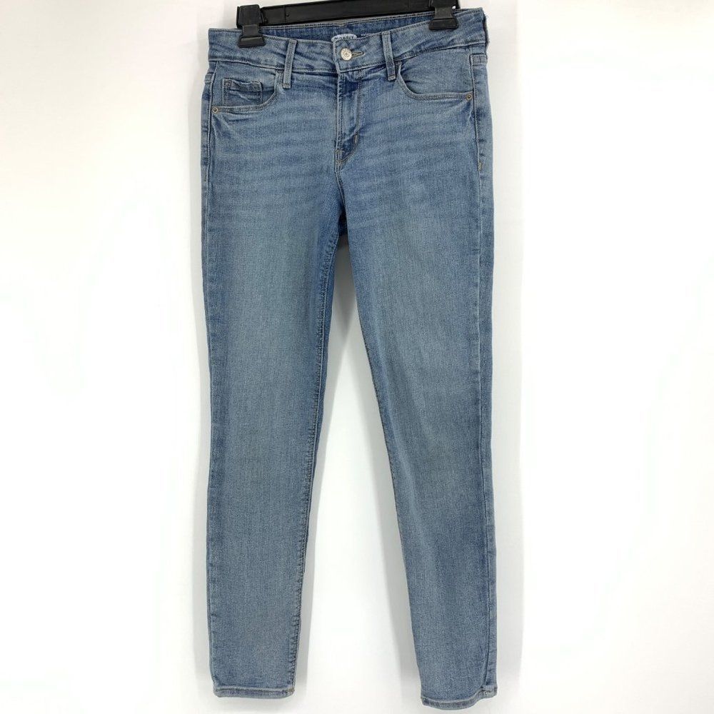 Womens Old Navy Rockstar Size 4 Super Skinny Stretch Light wash 0896
